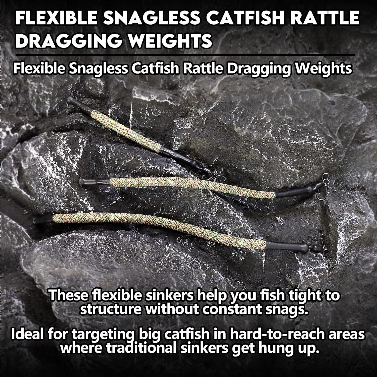 BTI-12D-006 Catfish Rattle Dragging Weights