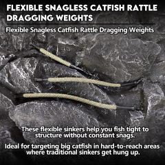 BTI-12D-006 Catfish Rattle Dragging Weights