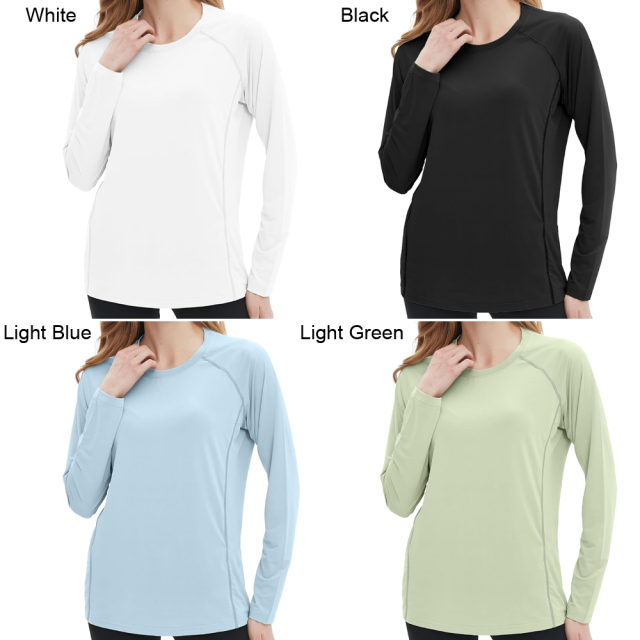 BTI-11E-0015 Women Solid Color Long Sleeve Shirt