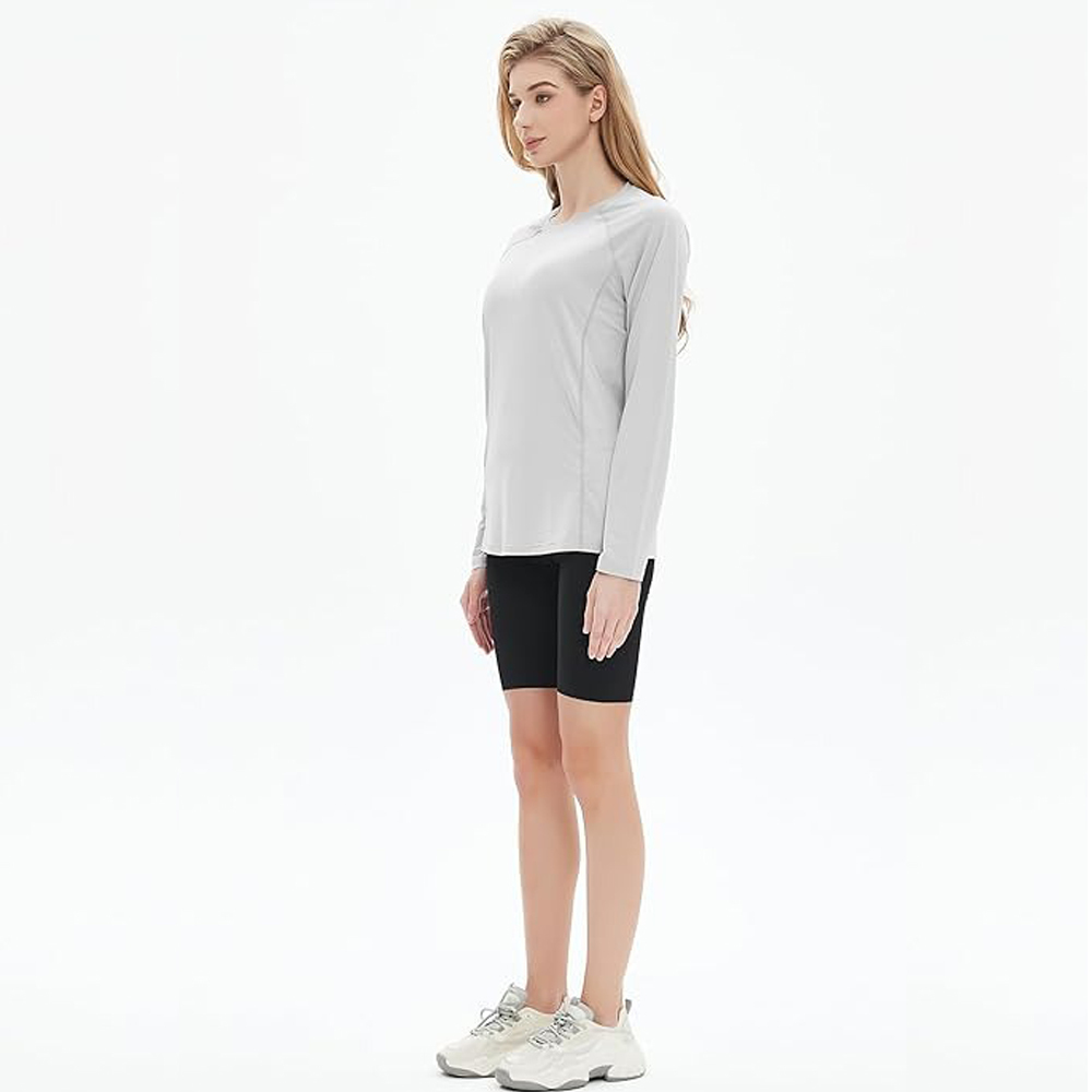 BTI-11E-0015 Women Solid Color Long Sleeve Shirt