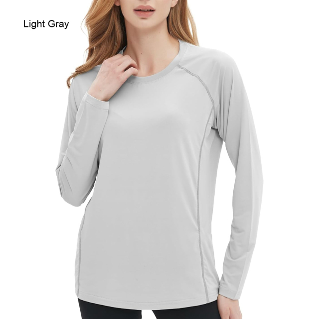 BTI-11E-0015 Women Solid Color Long Sleeve Shirt