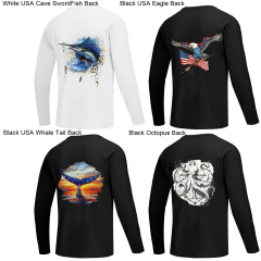 BTI-11E-103B Long Sleeve T-shirt Back Pattern Series