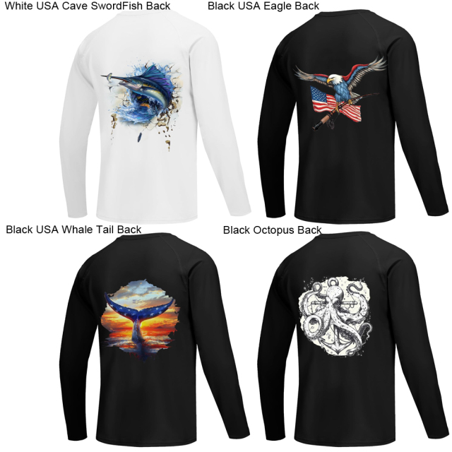 BTI-11E-103B Long Sleeve T-shirt Back Pattern Series