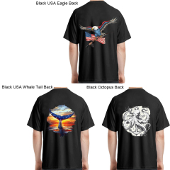 BTI-11E-102B Short Sleeve T-shirt Back Pattern Series