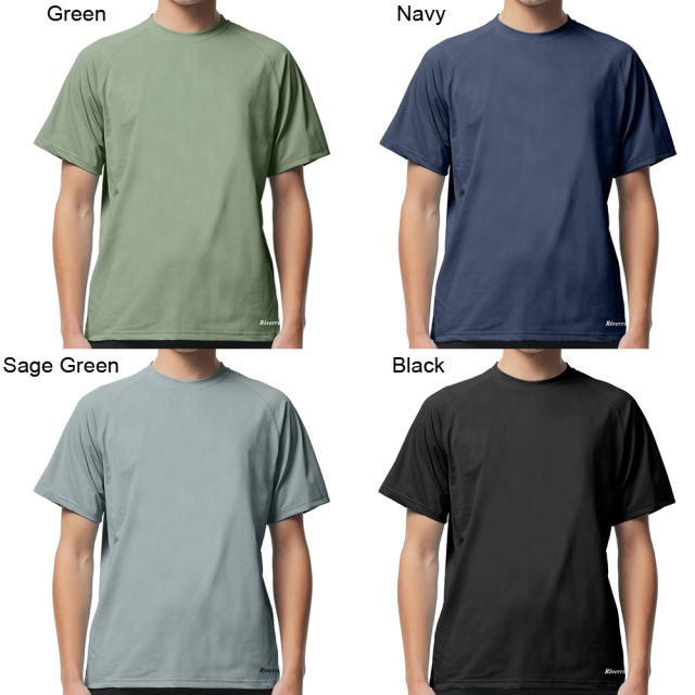 BTI-11E-1021 Solid Color Short Sleeve shirt Solona