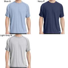 BTI-11E-1030 Short Sleeve Rash Guard T-shirt Contrast Stitching