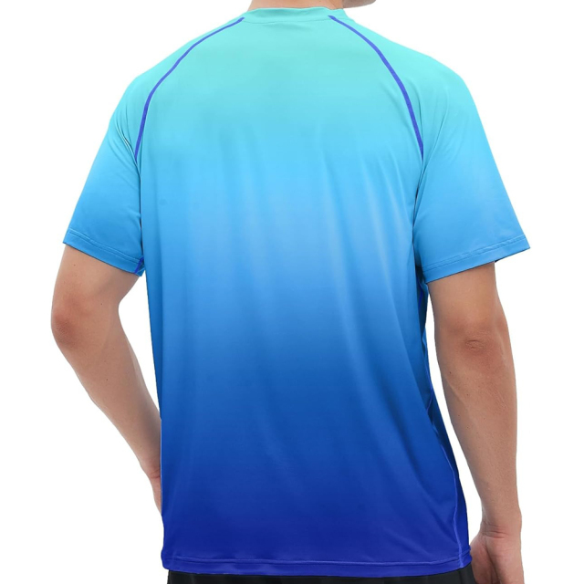 BTI-11E-1031 Short Sleeve Rash Guard T-shirt Spectrum Fade