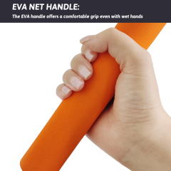 The Ultra-long EVA Handle Aluminum Net With An Elastic String Insert