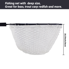 The Ultra-long EVA Handle Aluminum Net With An Elastic String Insert