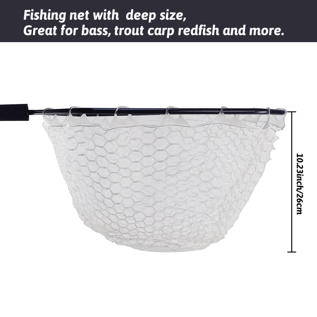 The Ultra-long EVA Handle Aluminum Net With An Elastic String Insert