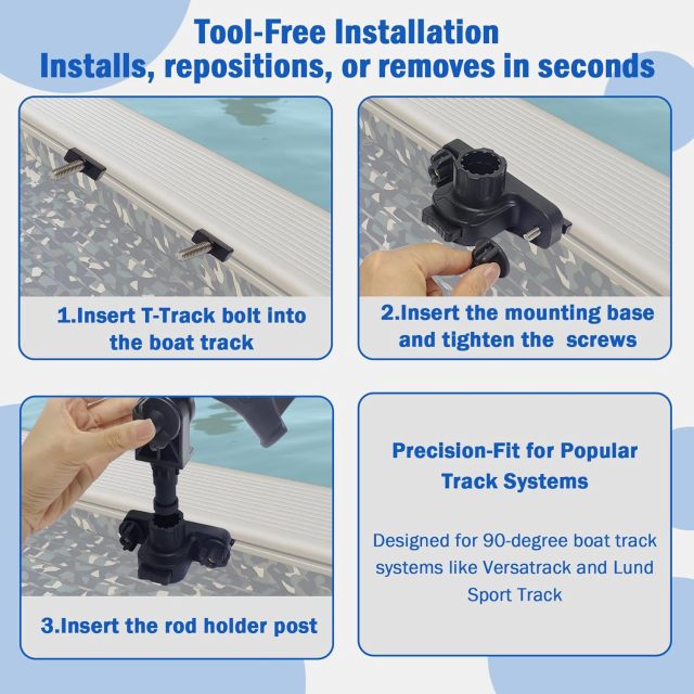 BTI-14A600142 90 Degree Gunnel Track Mount