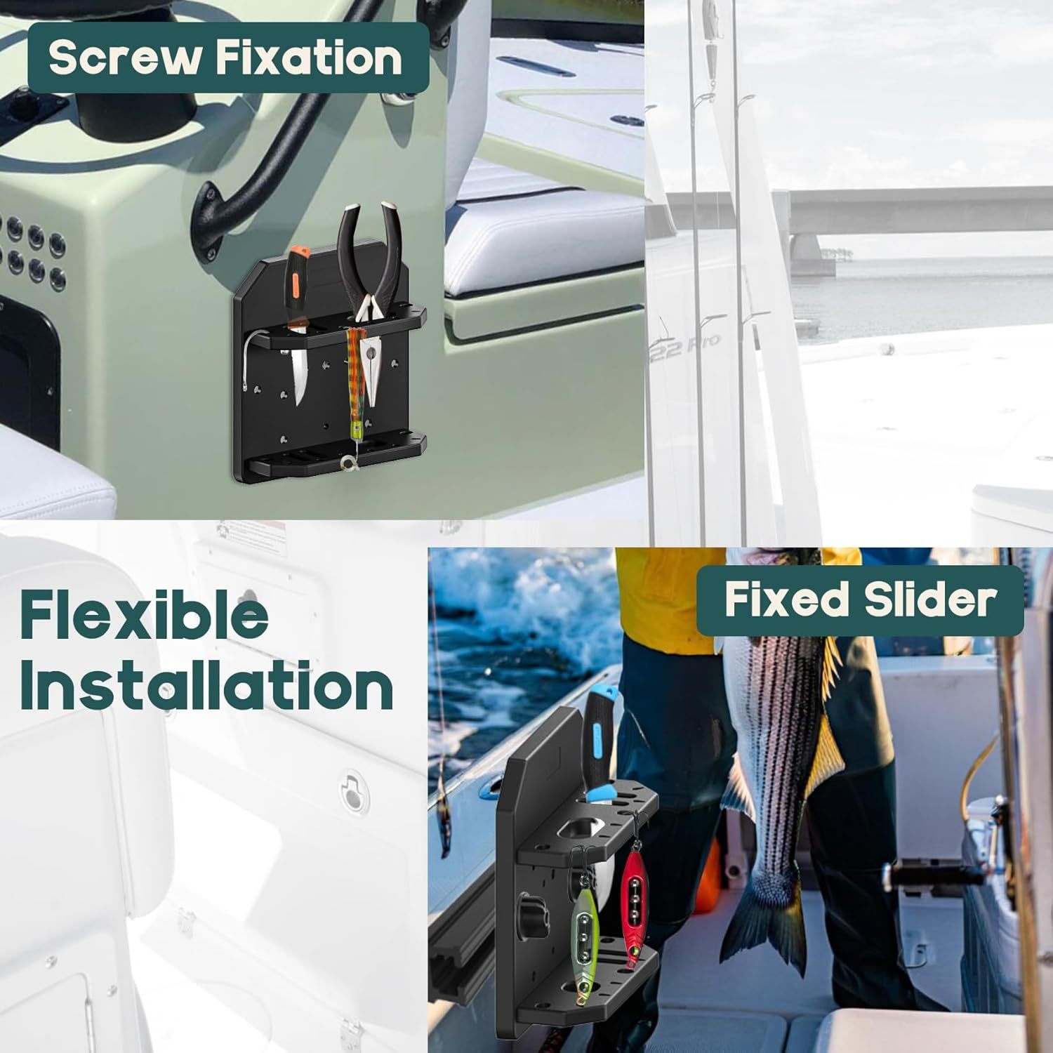 BTI-14A800301 Boat Tool Holder-Knife and Plier Holder