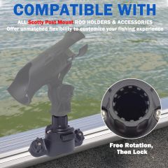 BTI-14A600141 45 Degree Gunnel Track Mount
