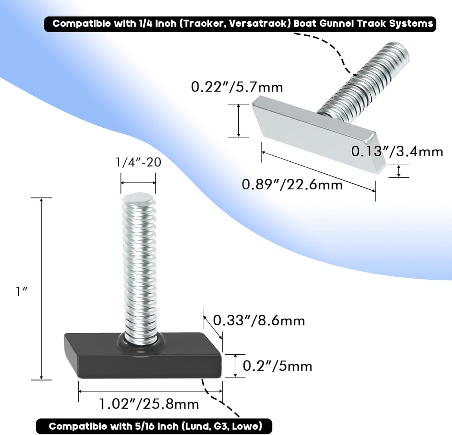 BTI-14A800302  45 Degree Gunnel Tracks Bracket