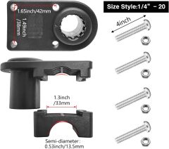 BTI-14A600110 Split Type Square/Round Rail Mount