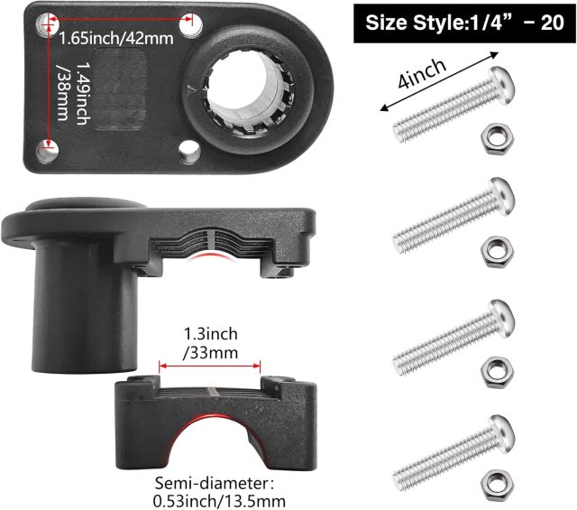 BTI-14A600110 Split Type Square/Round Rail Mount