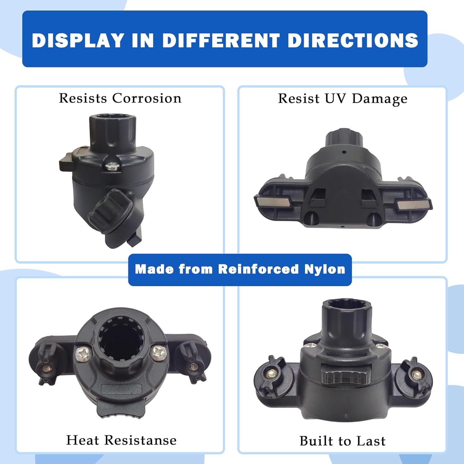 BTI-14A600141 45 Degree Gunnel Track Mount