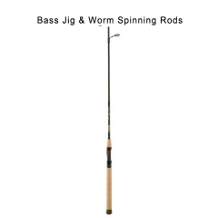 US Bass Jig & Worm Spinning Rods