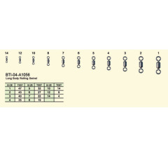 BTI-04-A1056 Long Body Rolling Swivel
