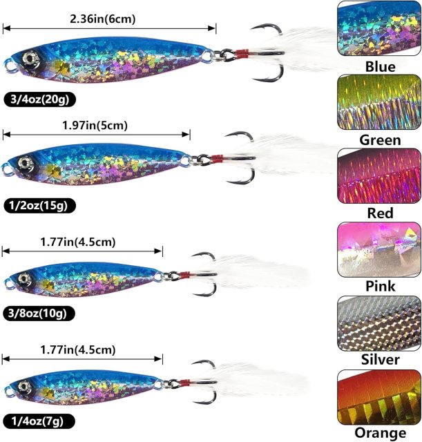 BTI-05B-100 Metal Jigging Spoon