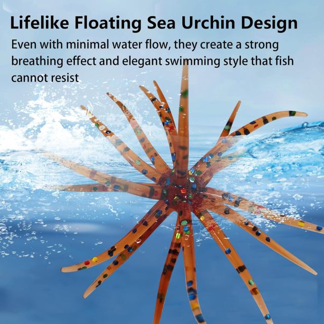 BTI-05D-095 Floating Sea Urchin Soft Bait