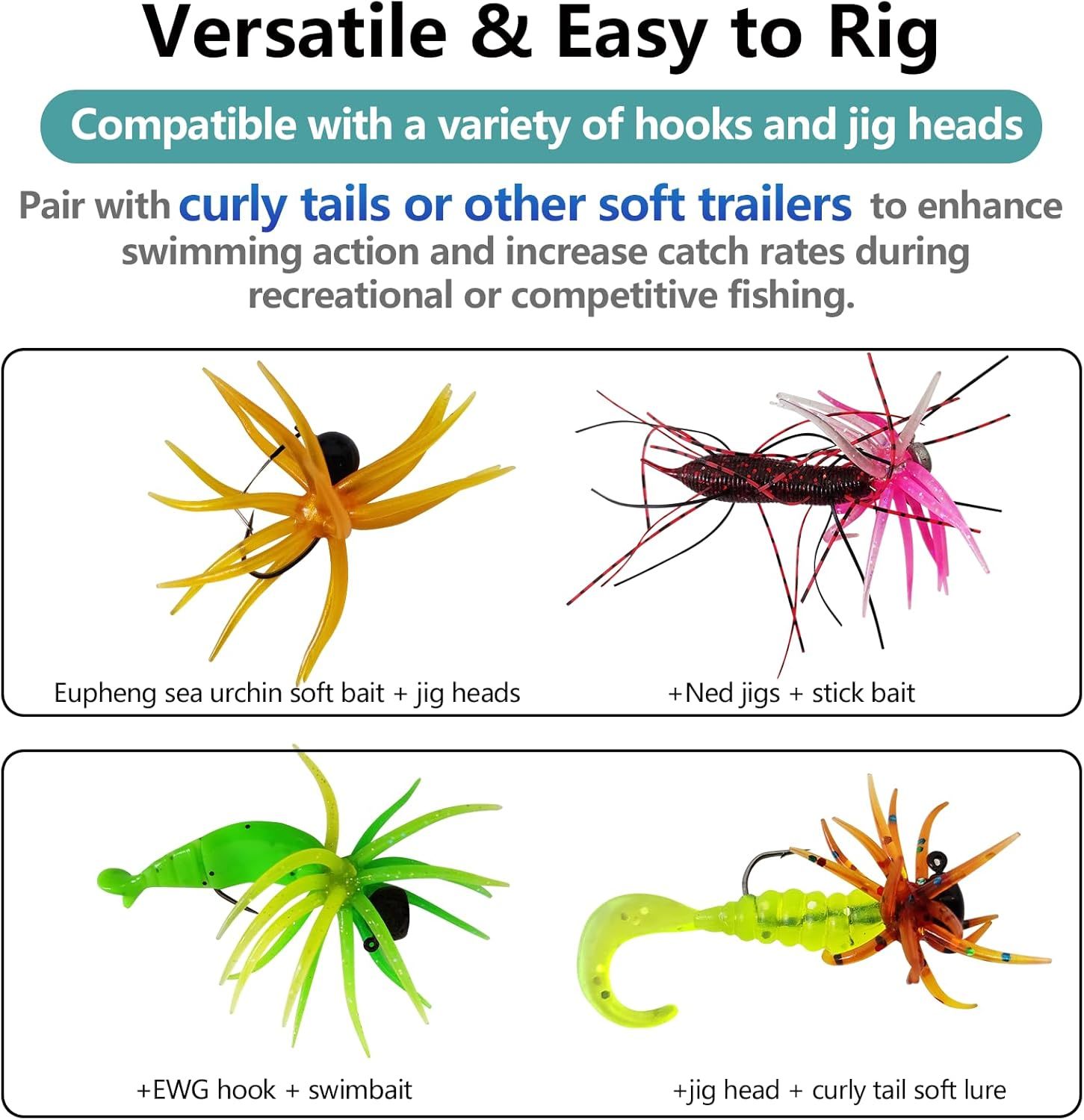 BTI-05D-095 Floating Sea Urchin Soft Bait