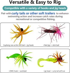 BTI-05D-095 Floating Sea Urchin Soft Bait