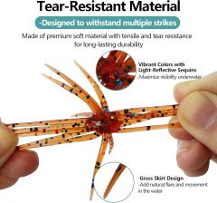 BTI-05D-095 Floating Sea Urchin Soft Bait