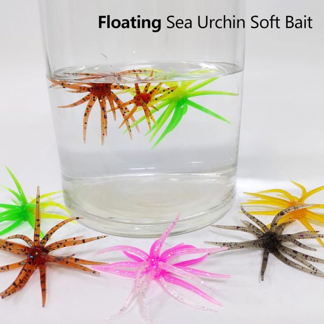 BTI-05D-095 Floating Sea Urchin Soft Bait