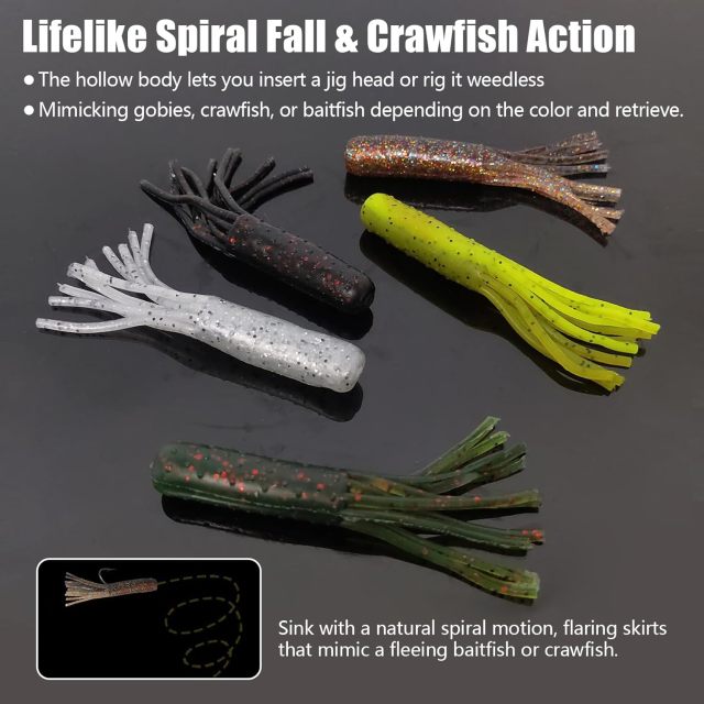 BTI-05D-096 Soft Lure for Tube Jig Heads