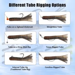BTI-05D-096 Soft Lure for Tube Jig Heads