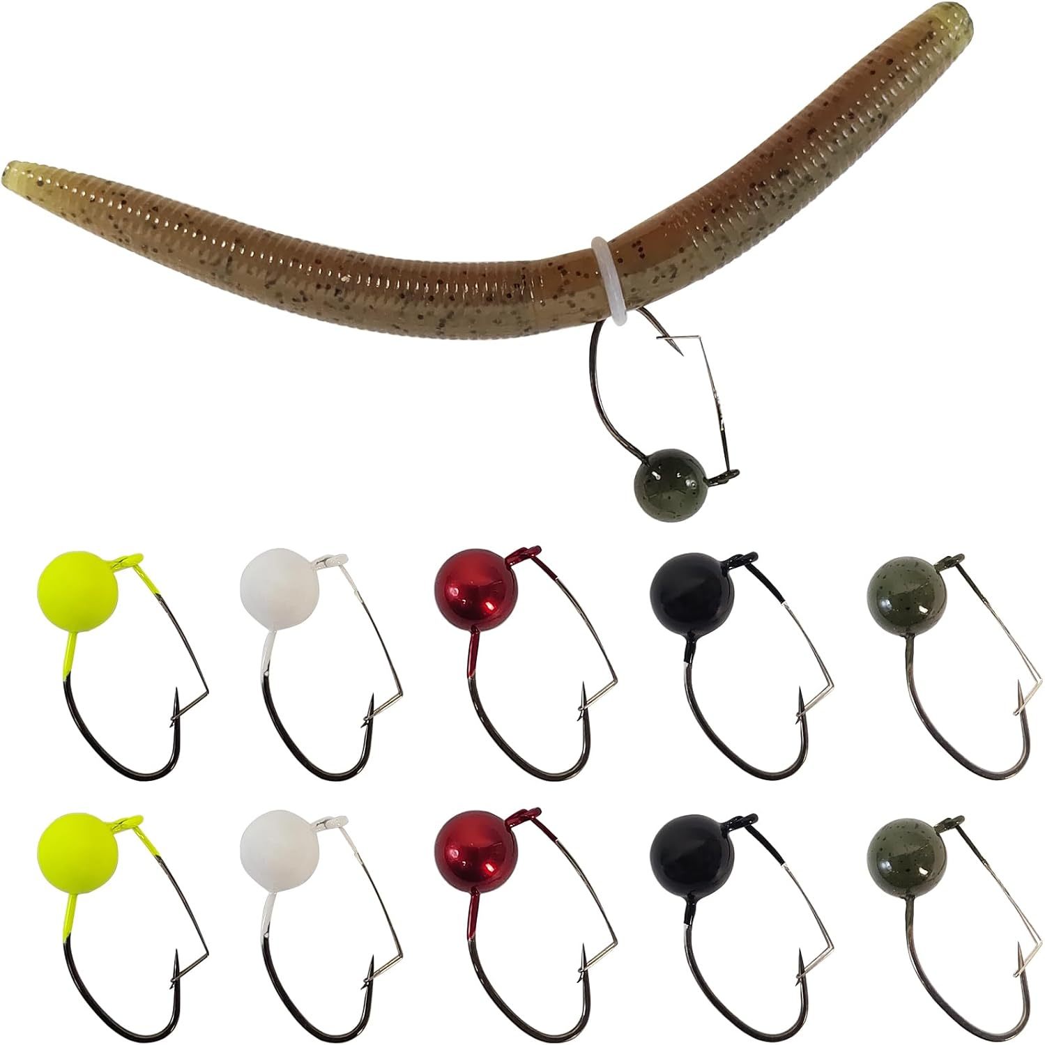 BTI-08B-425 Weedless Wacky Jig Heads