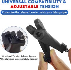 BTI-12D-007 Fishing Downrigger Line Release Clips with Leader Snap