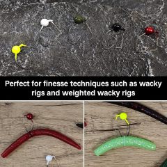 BTI-08B-425 Weedless Wacky Jig Heads