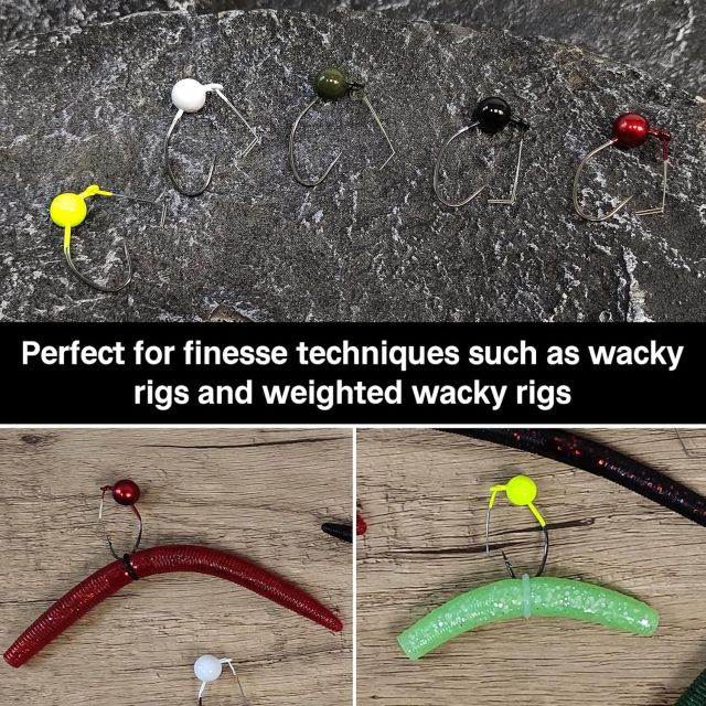 BTI-08B-425 Weedless Wacky Jig Heads