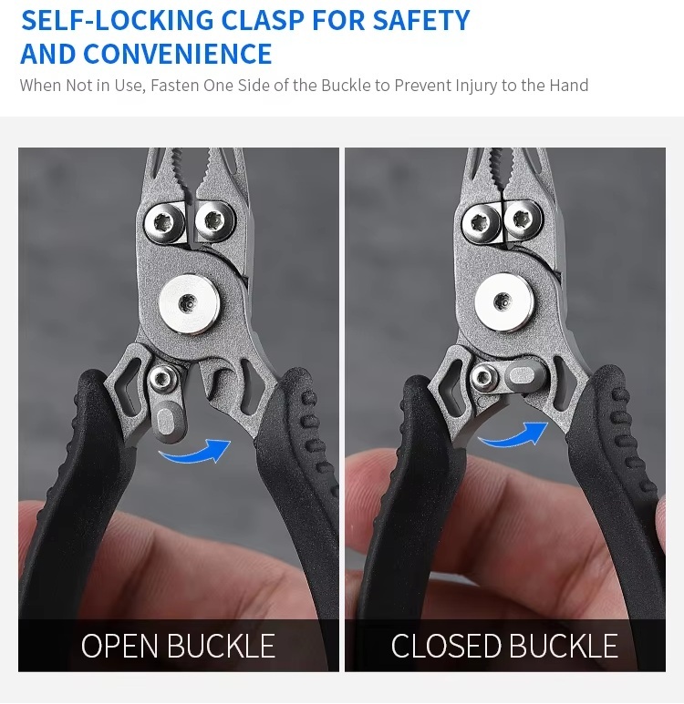 BTI-09E-1205 Mini Stainless Steel Pliers with tungsten cutter