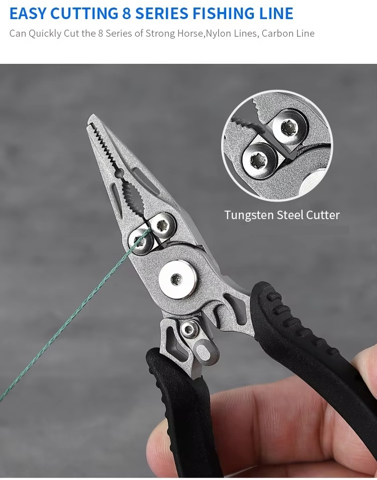 BTI-09E-1205 Mini Stainless Steel Pliers with tungsten cutter