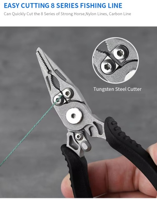 BTI-09E-1205 Mini Stainless Steel Pliers with tungsten cutter
