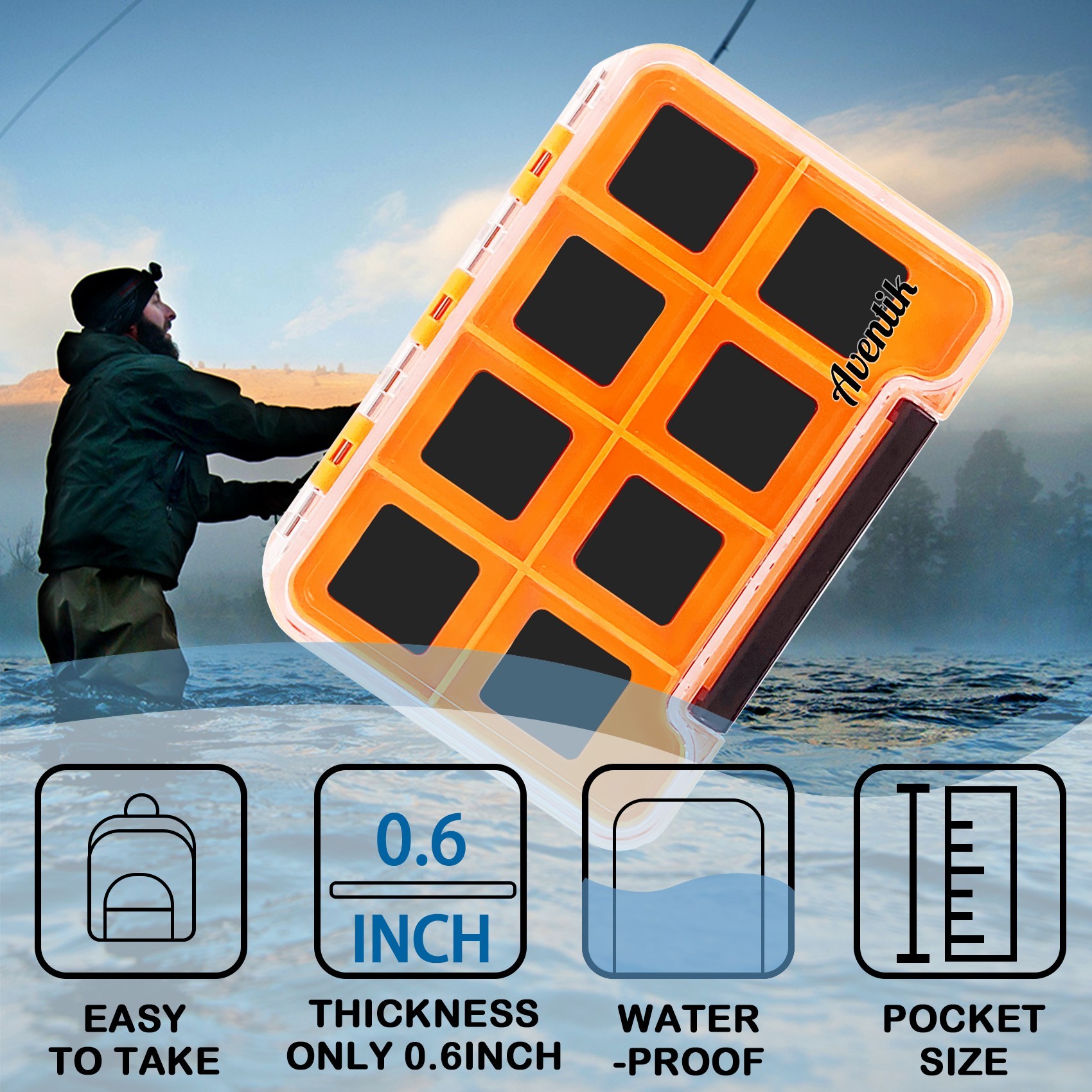 BTI-09A-HB0458C Special offer super slim waterproof with 8 magnetic board compartments
