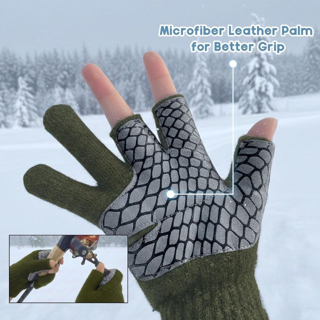 BTI-11B-2181 Fingerless Knit Gloves