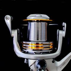 02C-BG Size 9000–12000 4.1:1 Gear Ratio 8+1 Ball Bearing Graphite Body CNC Aluminum Spool Surf Fishing Reel