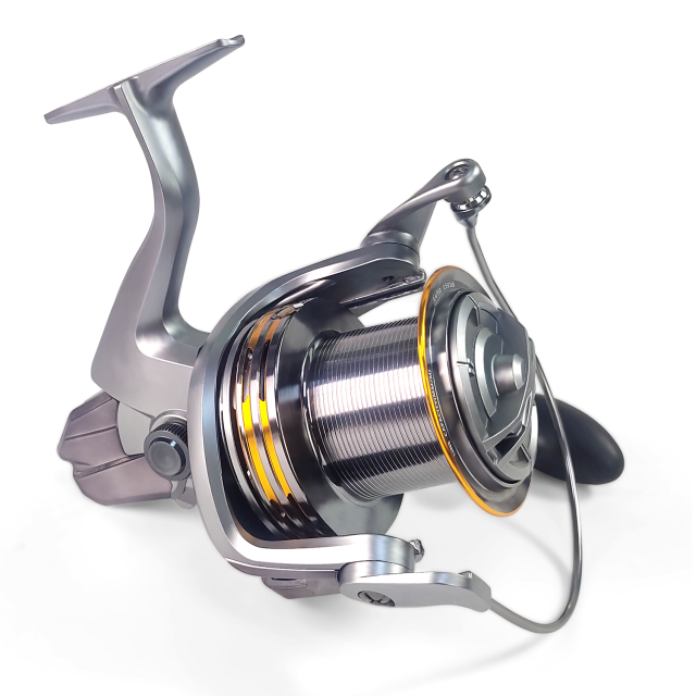02C-BG Size 9000–12000 4.1:1 Gear Ratio 8+1 Ball Bearing Graphite Body CNC Aluminum Spool Surf Fishing Reel