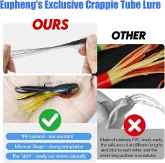 BTI-05D-099 Crappie Jigs Kit with Tube Baits