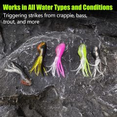 BTI-05D-099 Crappie Jigs Kit with Tube Baits