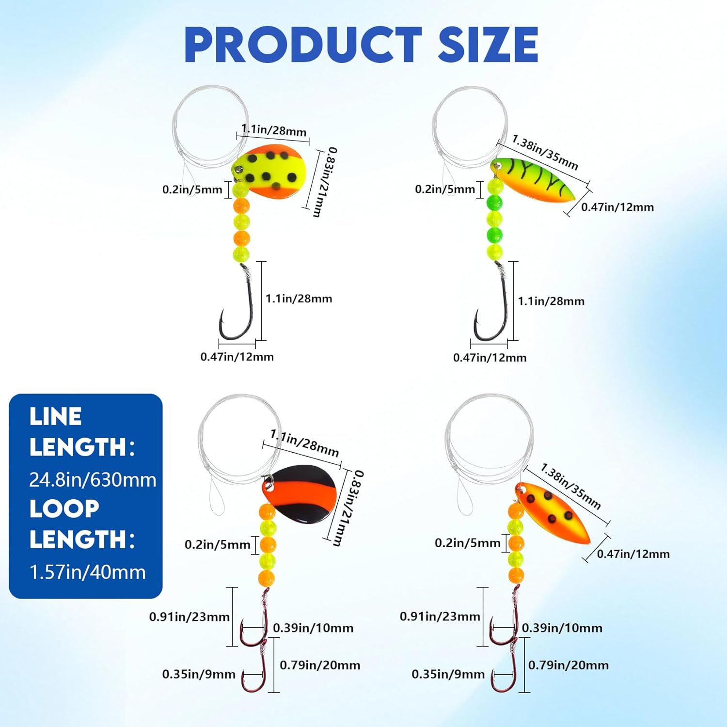 BTI-05B-071 Hand-Tied Walleye Rigs
