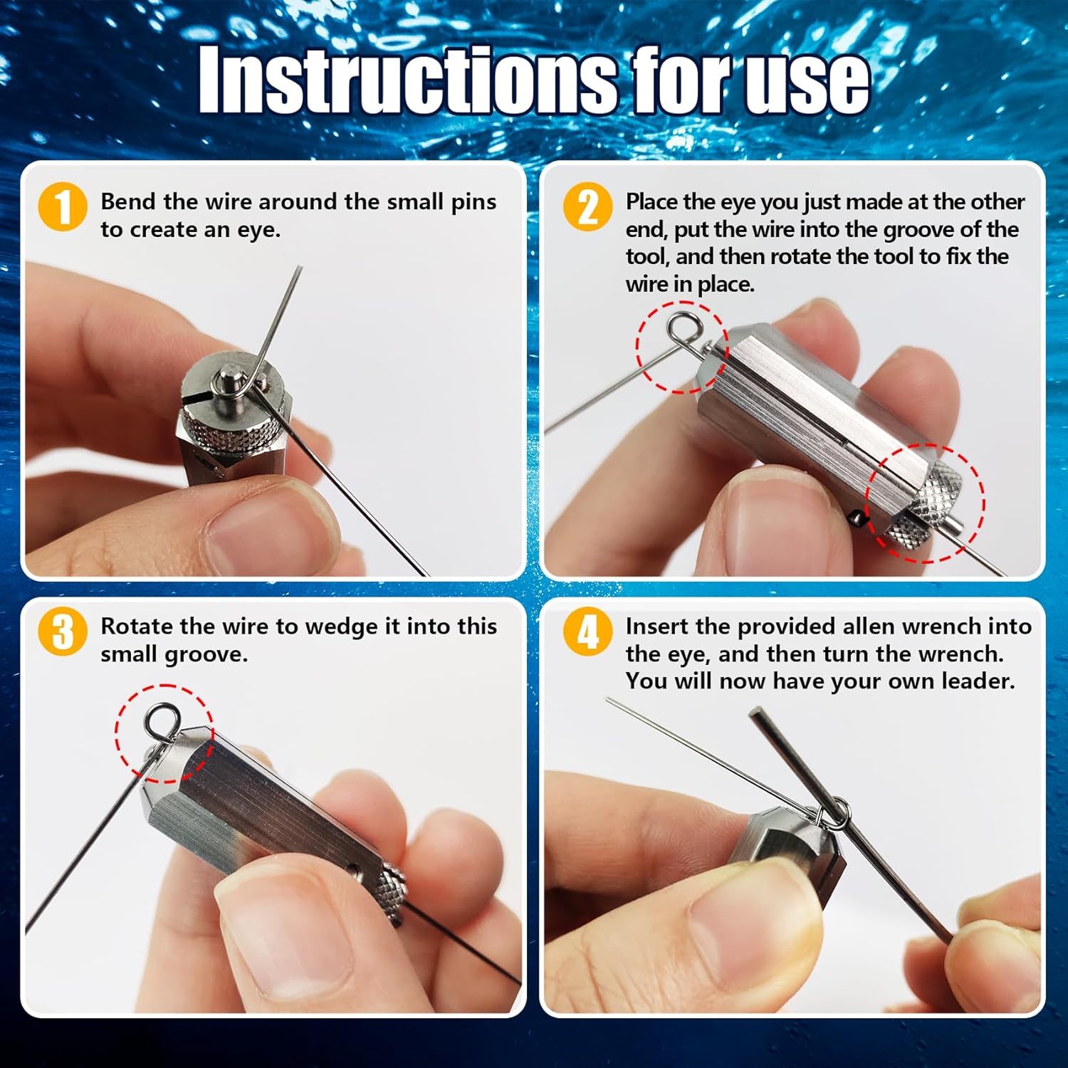 BTI-05H-003 Mini Anti-Slip Aluminum Twist Fishing Tool