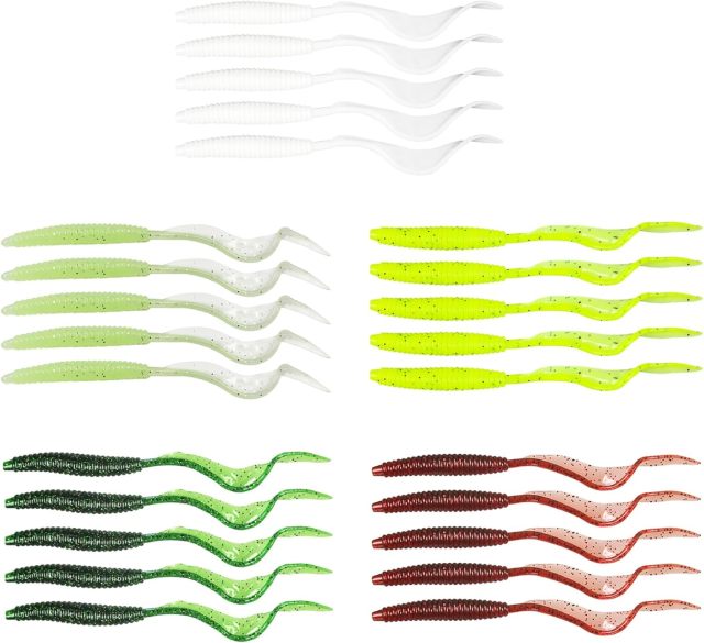 BTI-05D-100 Saltwater Large Curly Tail Worms