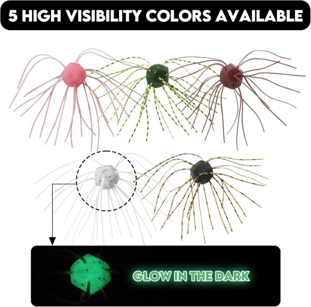 BTI-05D-101 Soft Dice Fishing Lures