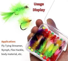 BTI-09D-1061 Tinsel Chenille line Crystal Flash combo (25 colors)