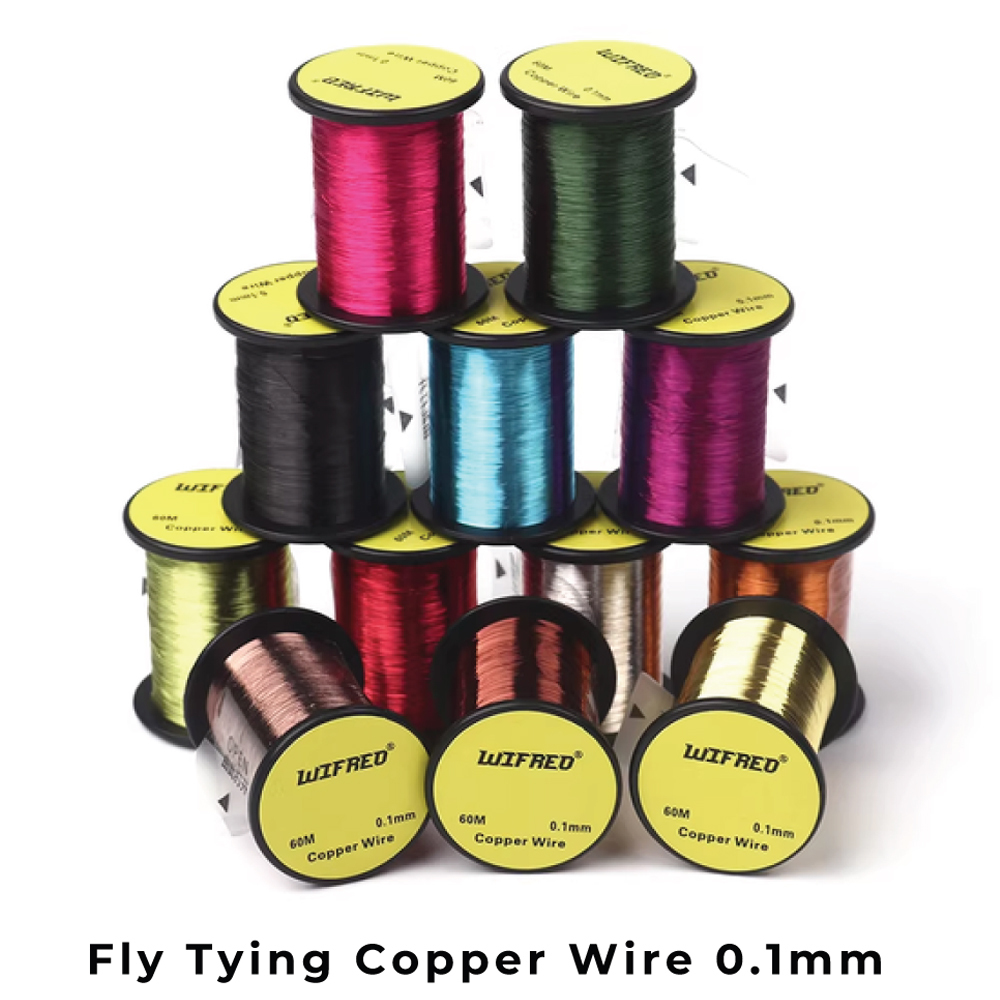 BTI-09D-1162 Fly Tying Copper Wire 0.1mm